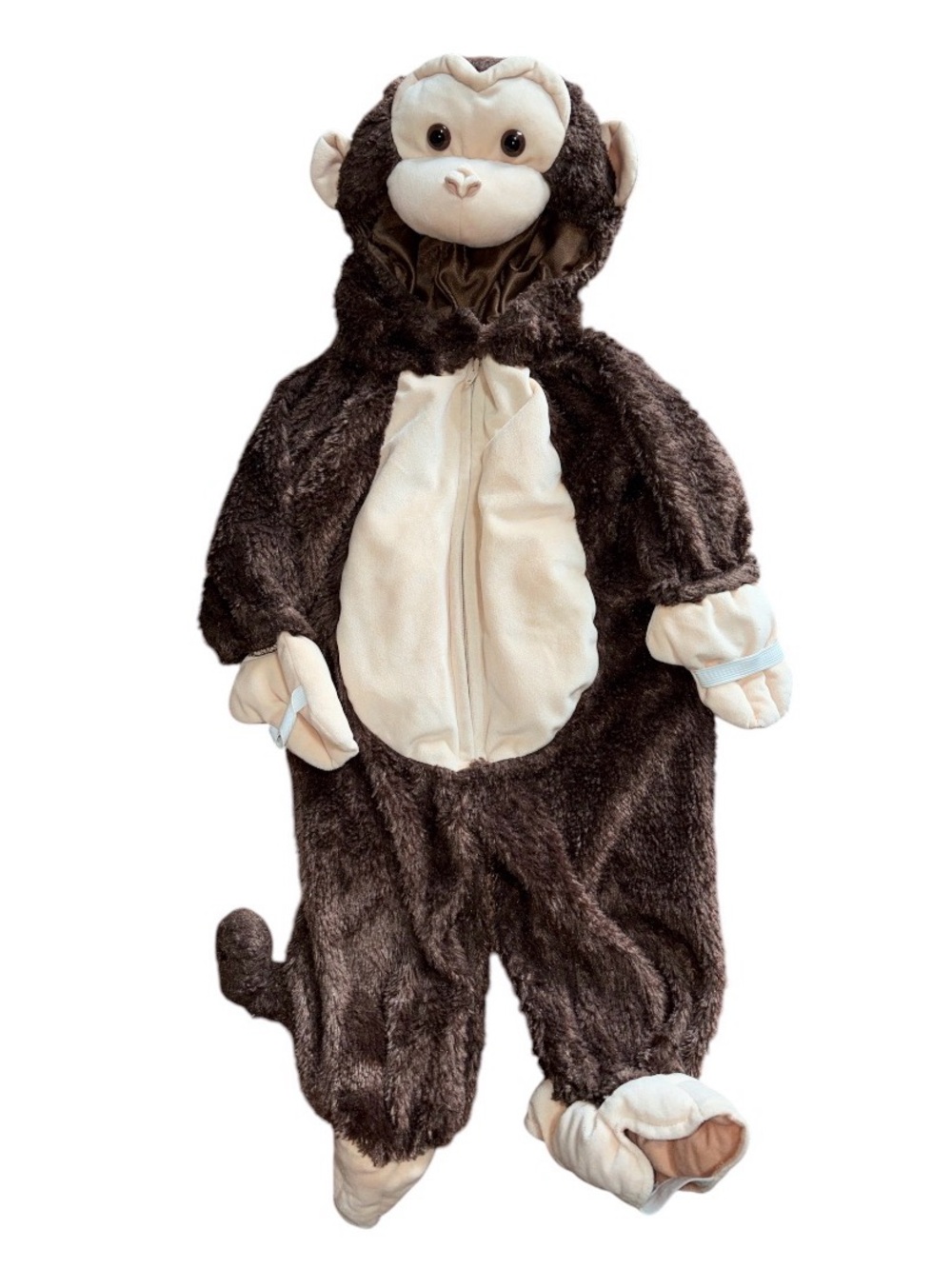 Monkey Costume Hooded Size 12 Months Kids Toddler Halloween Dress Up